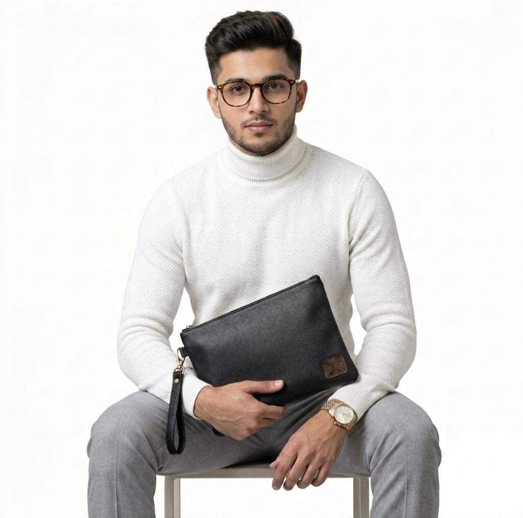 AERO Clutch BAG  ( PU leather )