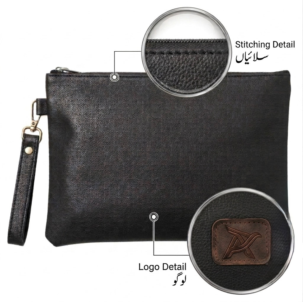 AERO Clutch BAG  ( PU leather )