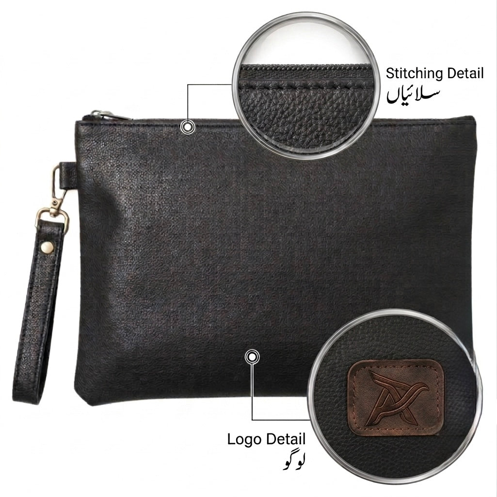 AERO Clutch BAG  ( PU leather )