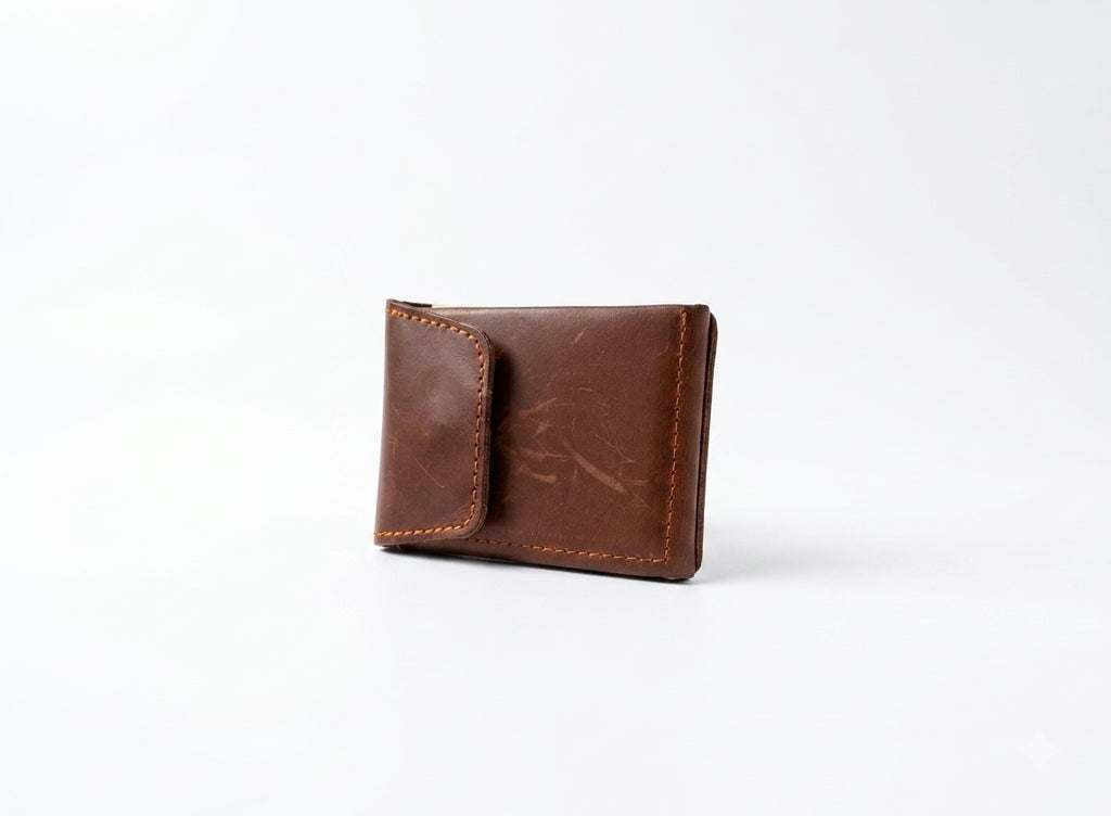 SMART LEATHER WALLET SILM AND LIGHTWEIGHT DESIGN
