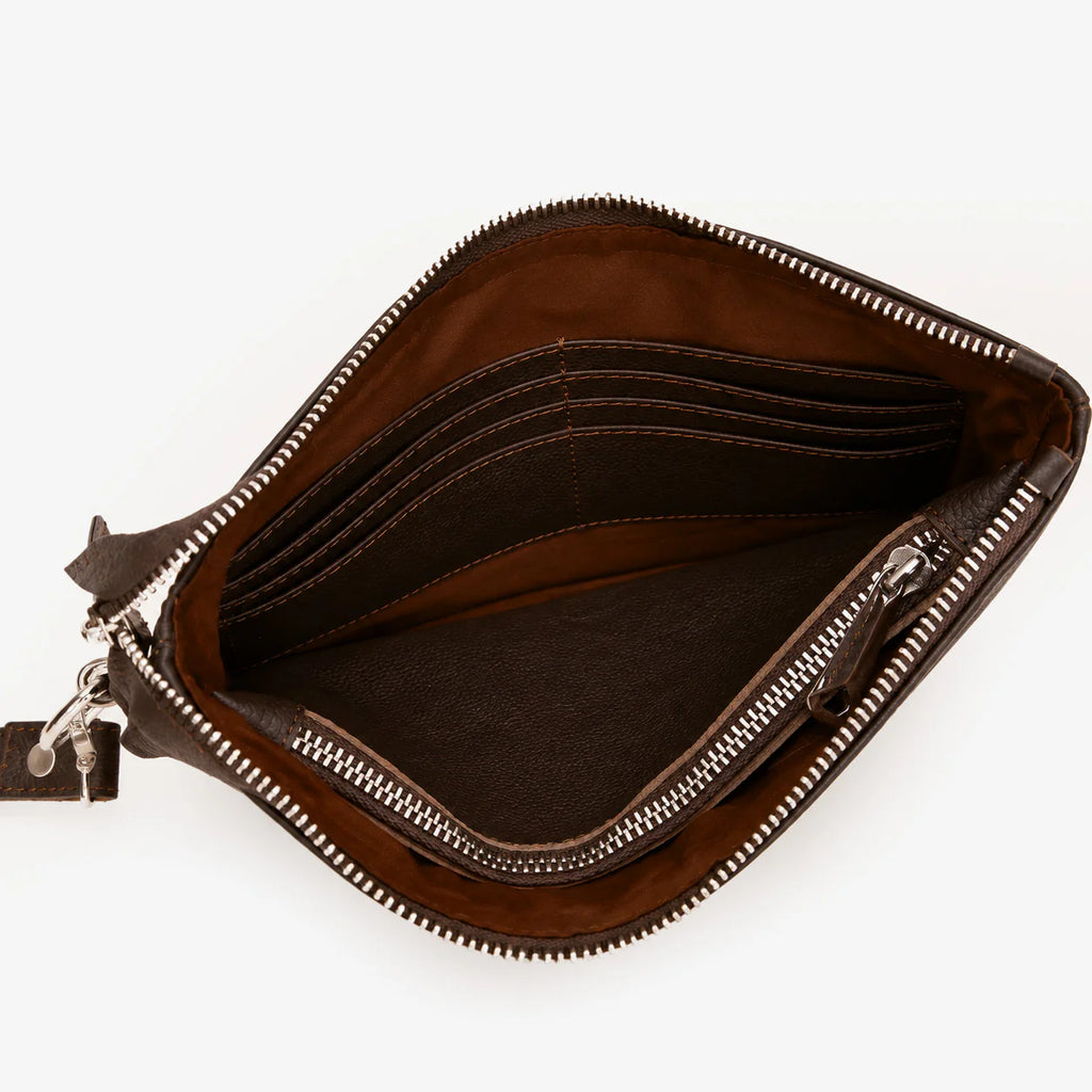 Atozen Premium Leather Clutch Bag & Handheld Pouch for Men