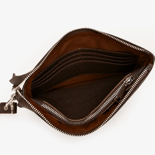 Atozen Premium Leather Clutch Bag & Handheld Pouch for Men