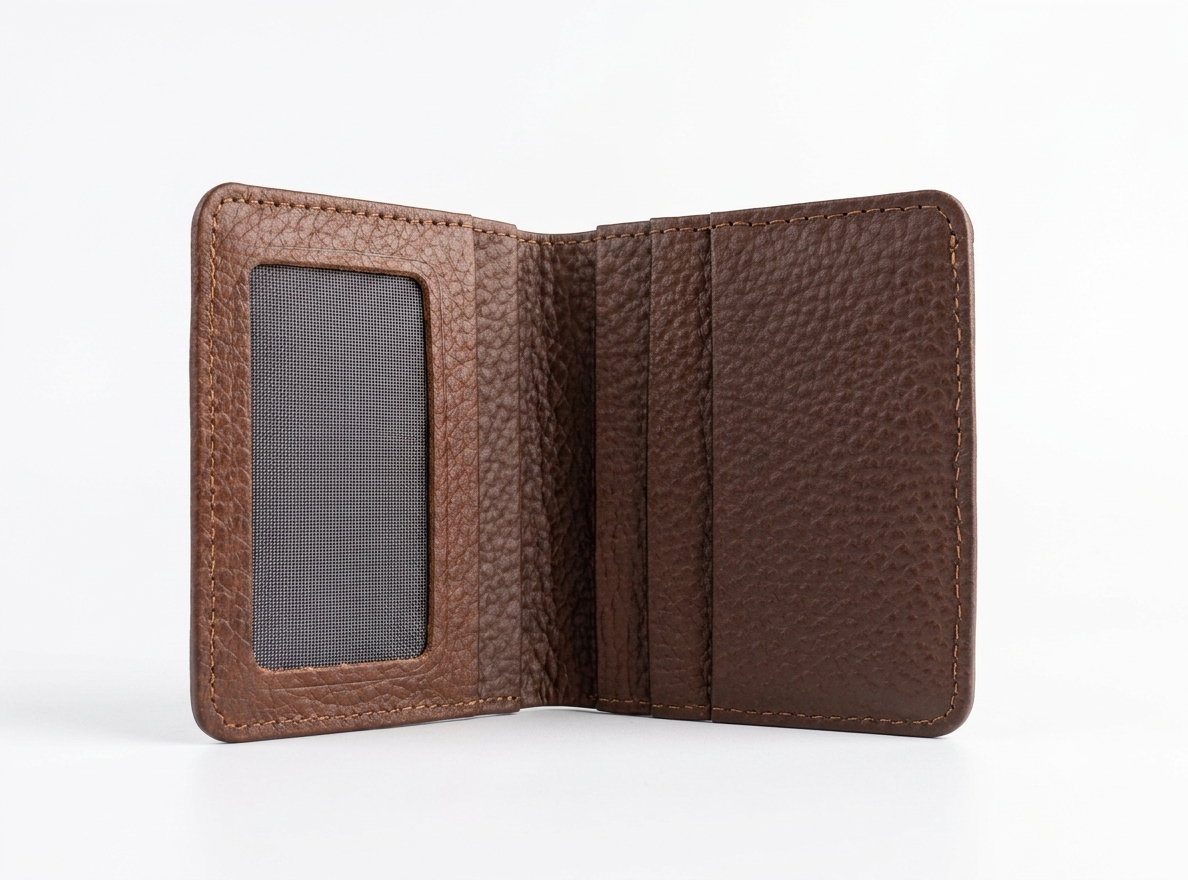Premium Cow Leather Minimalist SMART Wallet – Slim Card Holder & Cash Wallet